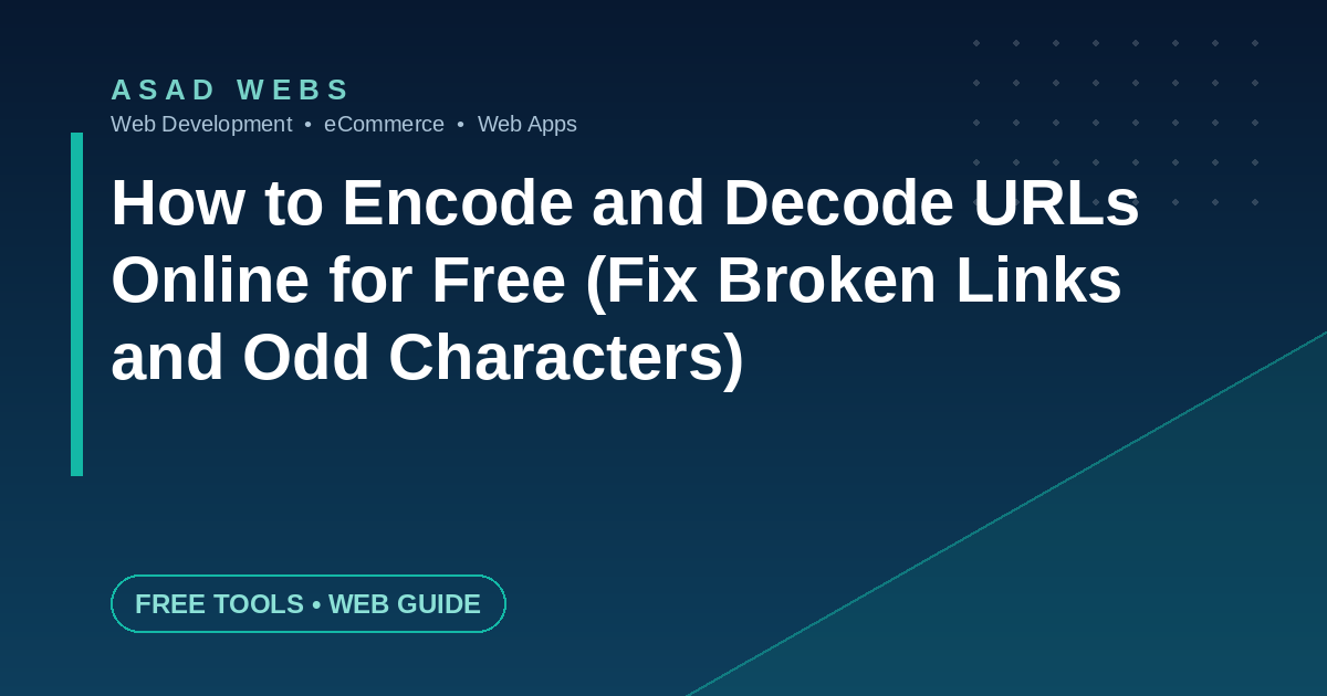 How to encode and decode URLs online for free and fix links with odd characters